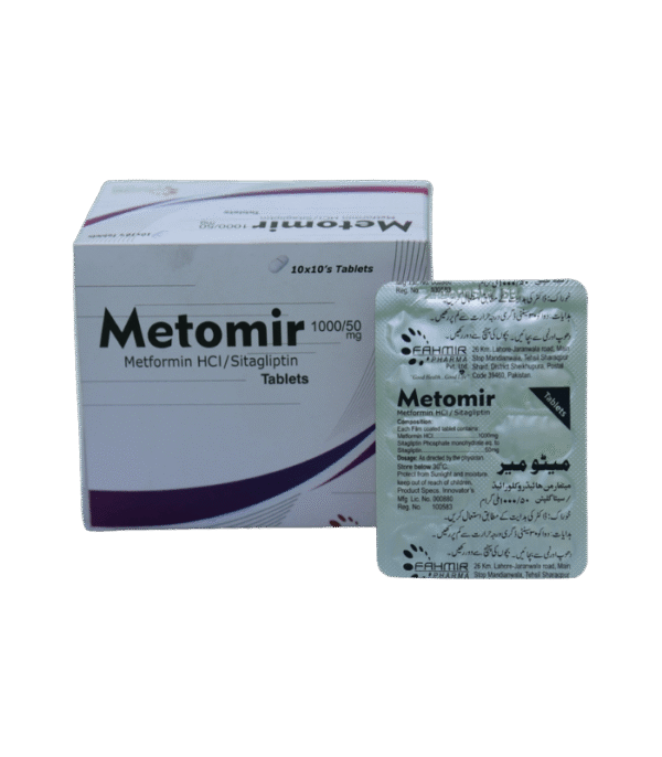 Metomir 1000/50mg Tab - Image 4